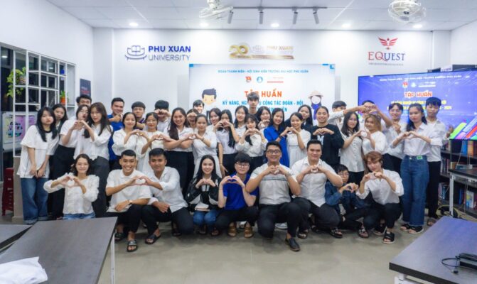 Tập huấn kỹ năng Đoàn Hội cho sinh viên PXU