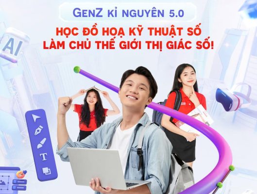 Học Đồ họa kỹ thuật số Viện Kinh Doanh Và Công Nghệ NBS đem đến cơ hội nghề nghiệp rộng mở